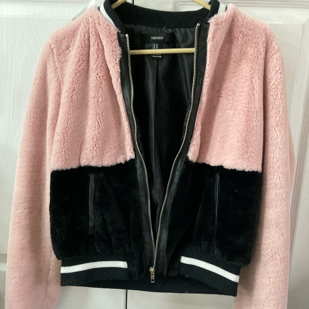 ❤️3 for $20 - Pink and White Jacket